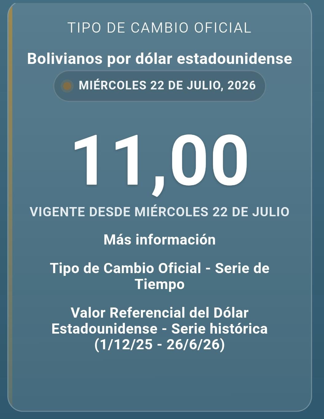dólar