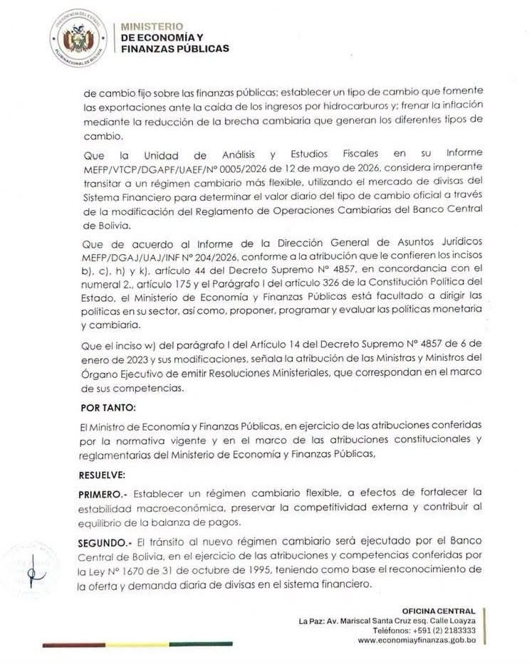 comunicado economía 