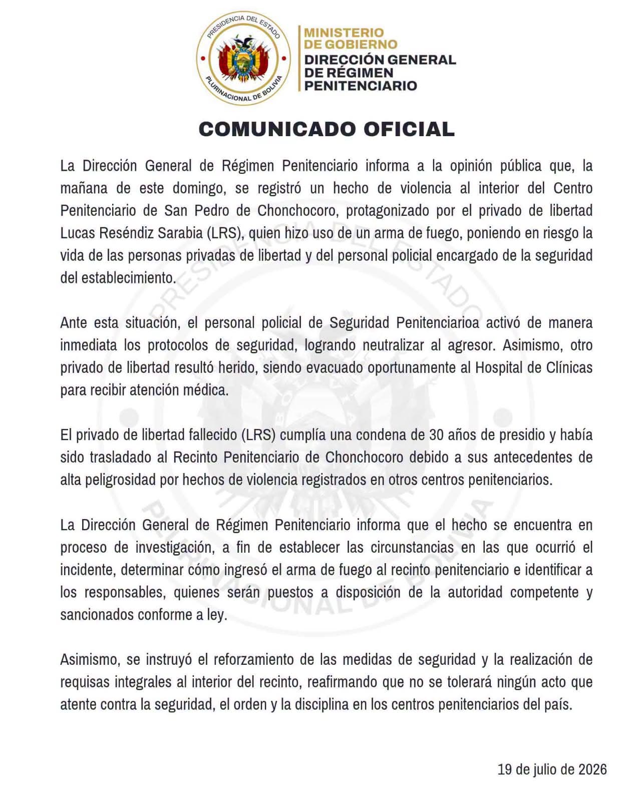 Ministerio de defensa