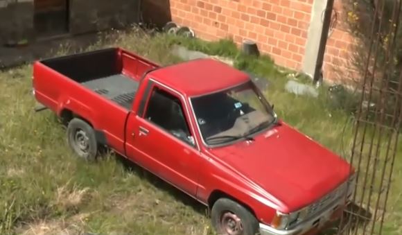camionta roja