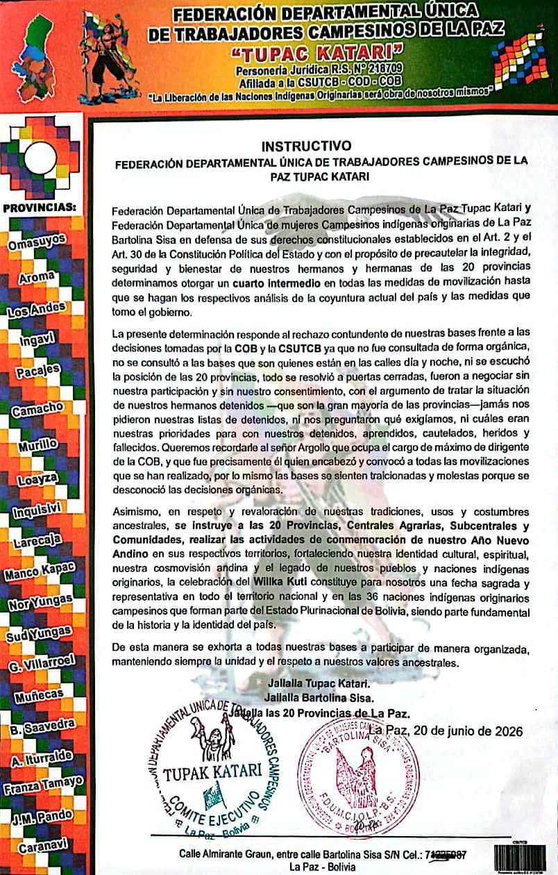 comunicado