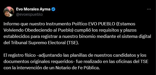 evo tuit