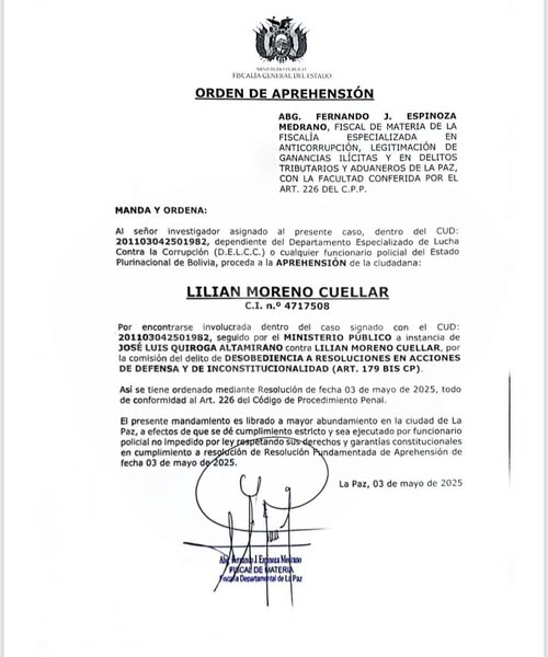 orden 