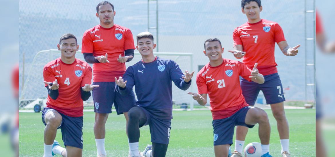 Los jugadores de Bolívar están optimistas de lograr un triunfo.