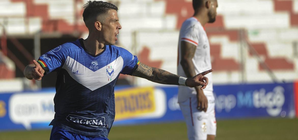 Sanguinetti, autor del primer gol.