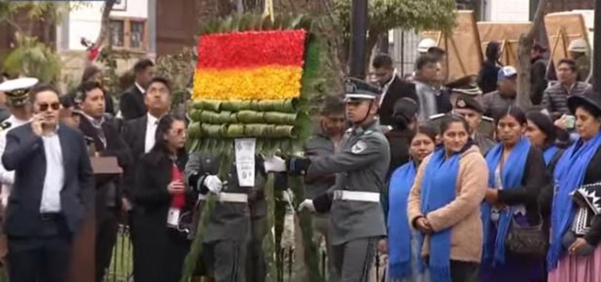 Actividades por el 199 años de independencia. Foto: Captura de video. 