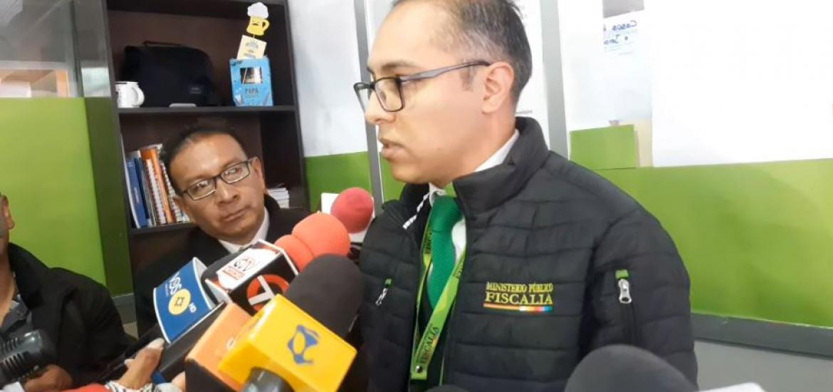 El fiscal Pedro Cangri. Foto: Captura de video