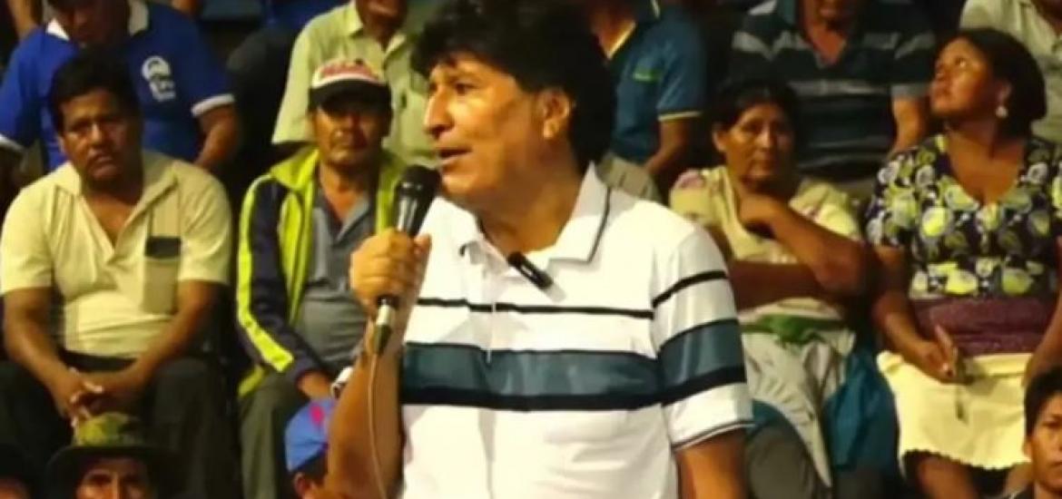 Evo Morales. Foto: RRSS 