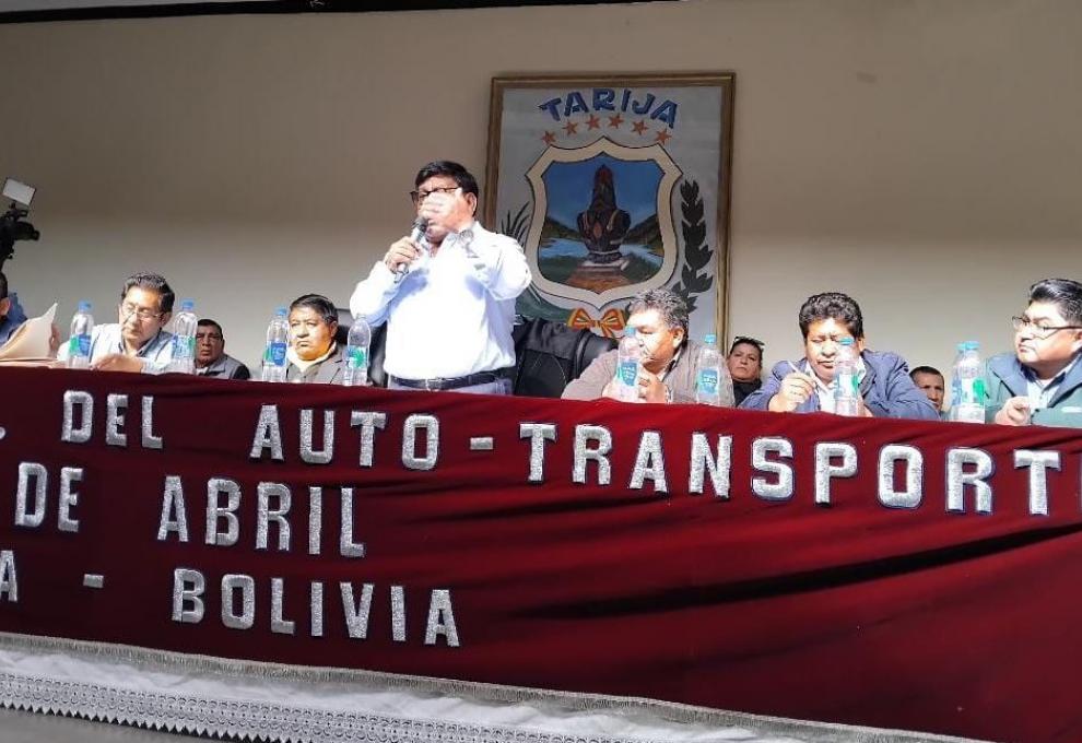 Ampliado del Transporte en Tarija. Foto: APG