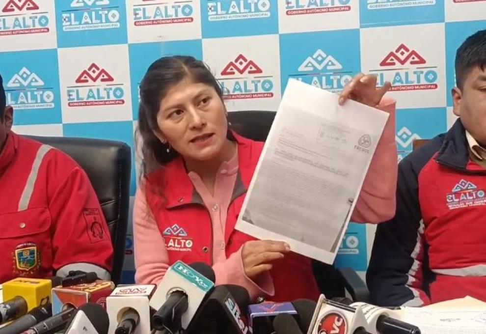 vocera del municipio alteño, Beatriz Zegarrundo. 