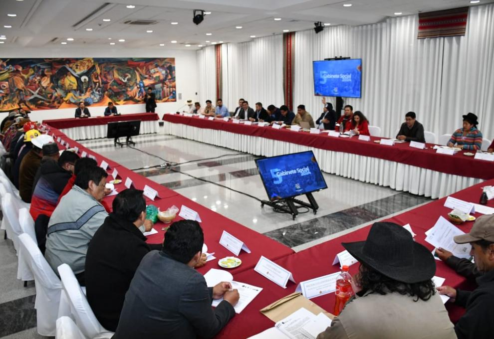 Gabinete Social. Foto: APG.