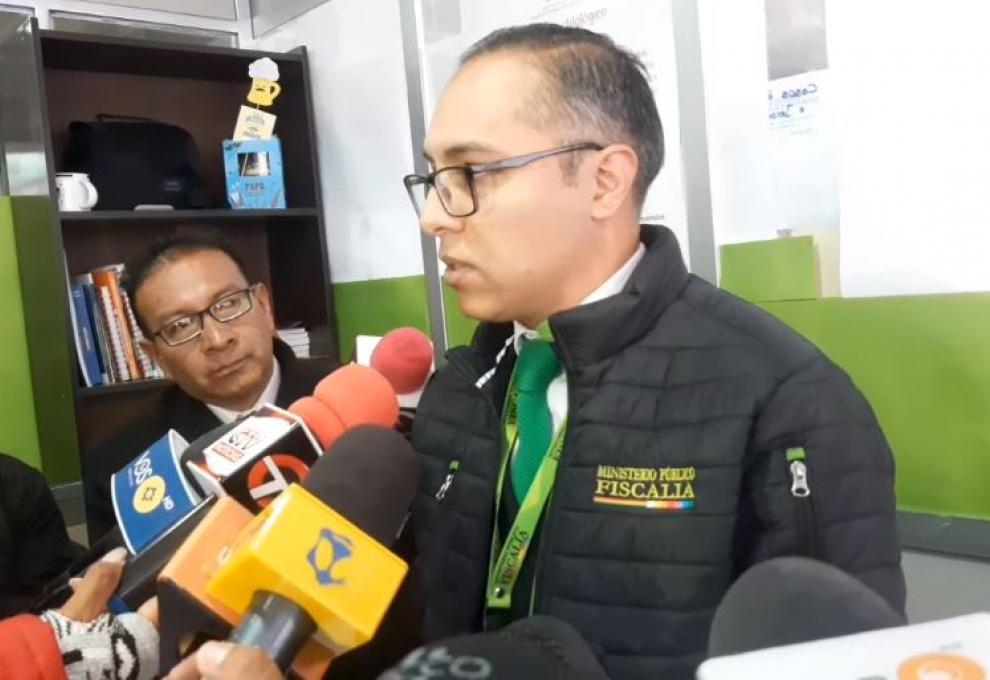 El fiscal Pedro Cangri. Foto: Captura de video