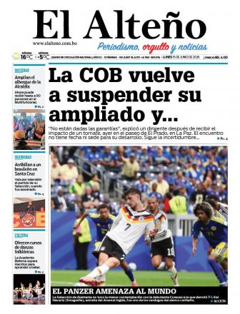 Portada de El Alteño